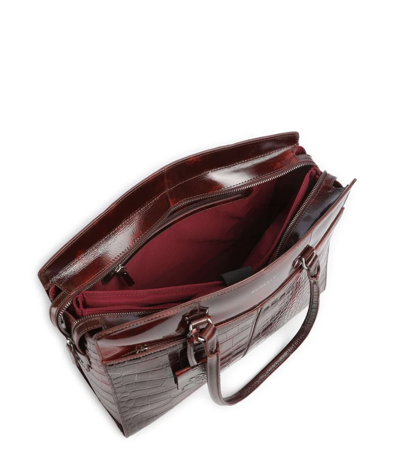 Burkely Cool Colbie Bolsa shopping burgundy patent