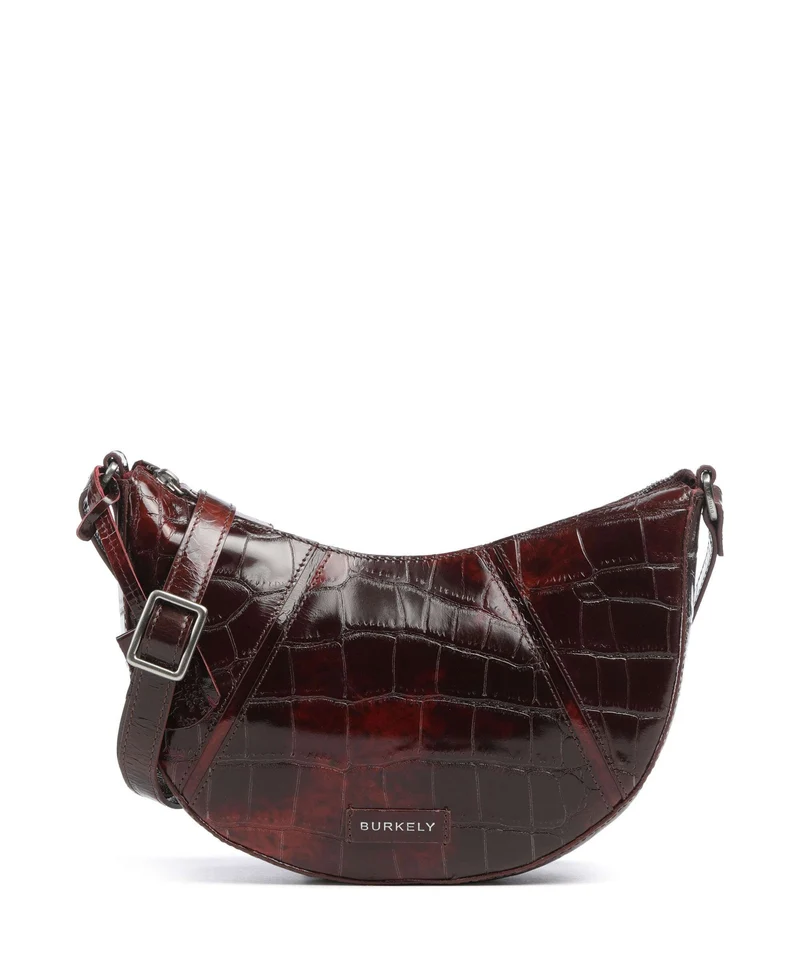 Burkely Cool Colbie Bandolera burgundy patent