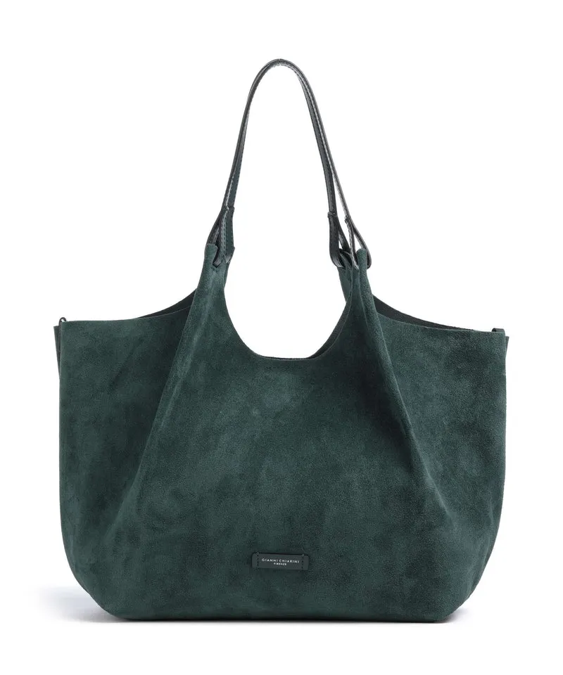 Gianni Chiarini Dua L Bolsa shopping velvet green