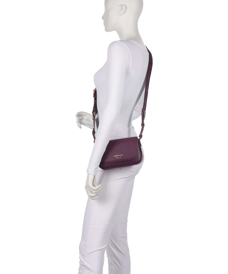 Emporio Armani Lilly Bandolera aubergine/foliage