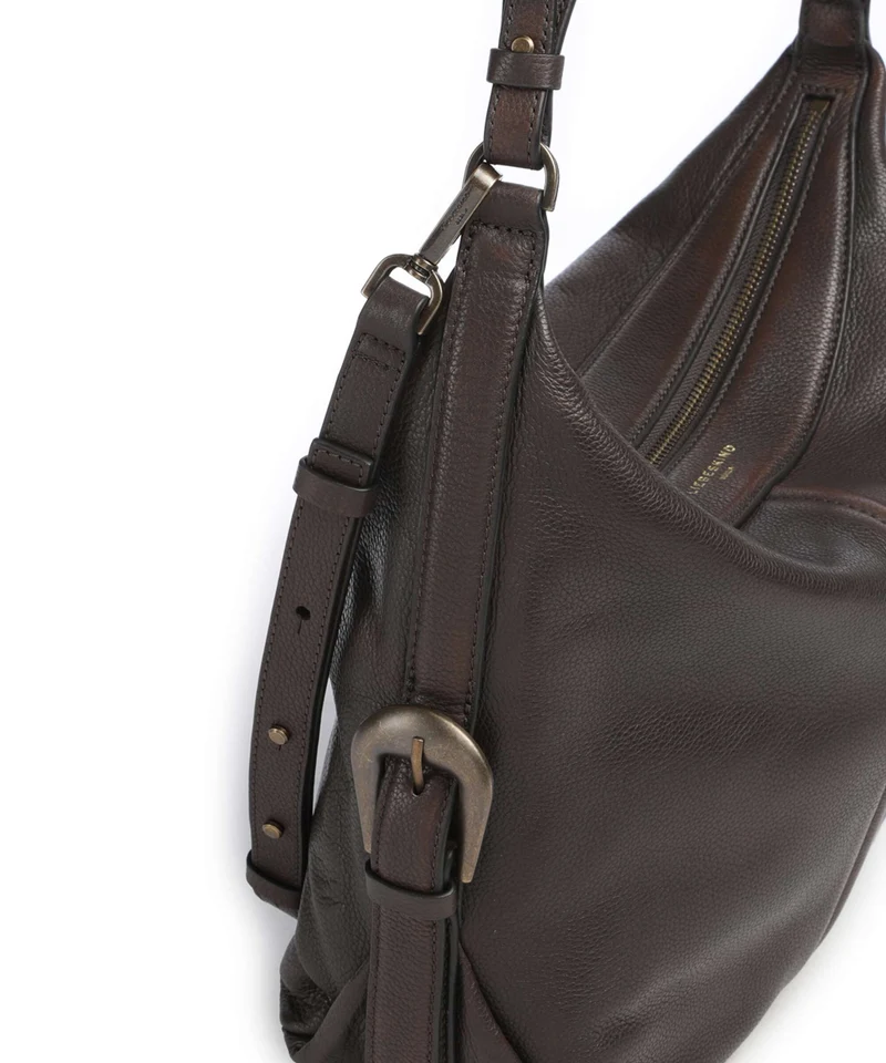 Liebeskind Paris II Vintage Pebble M Bolso de hobo deep soil