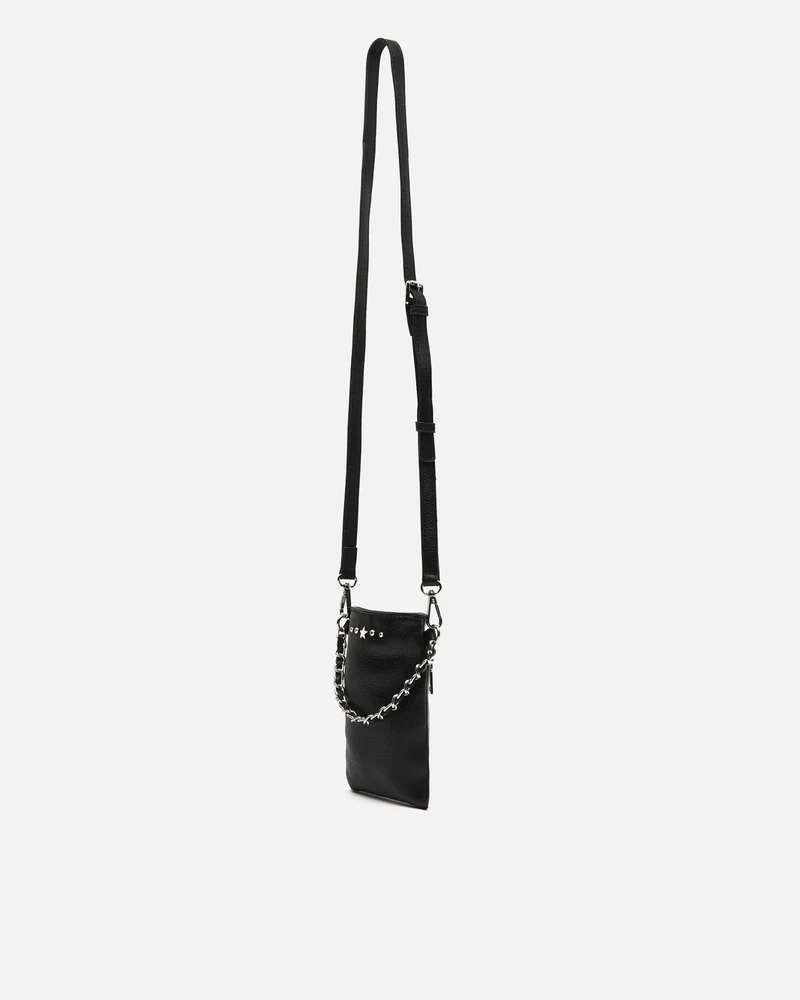 Yakus bolso bandolera mini para móvil con detalles metálicos ED.