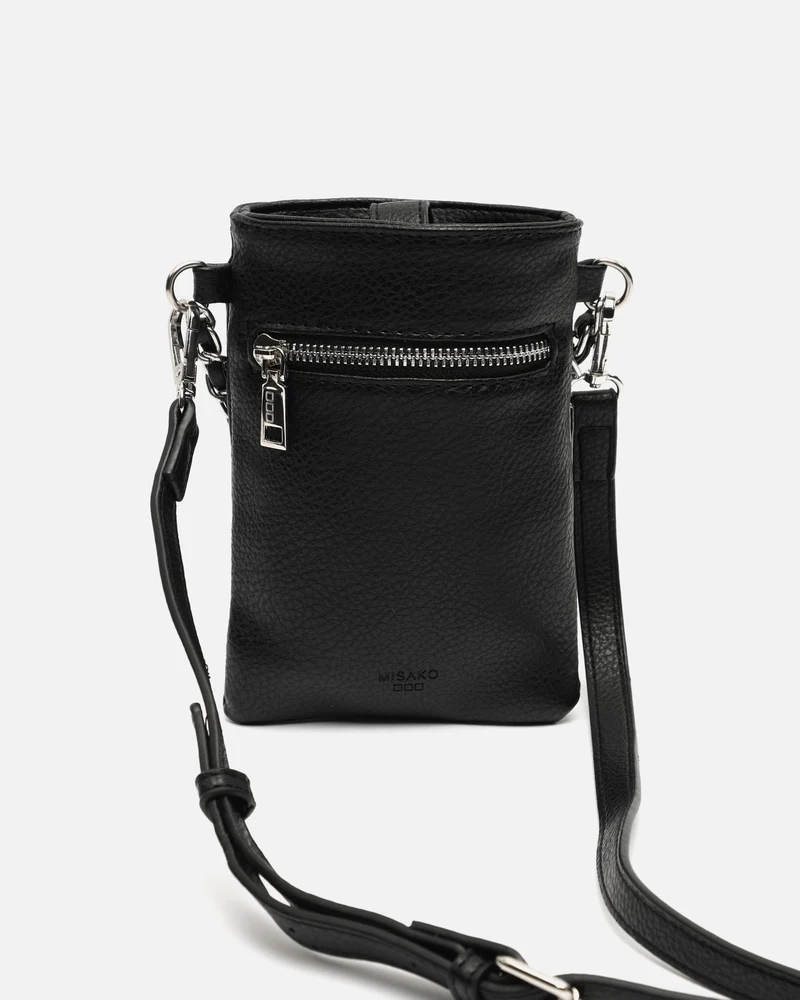 Yakus bolso bandolera mini para móvil con detalles metálicos ED.