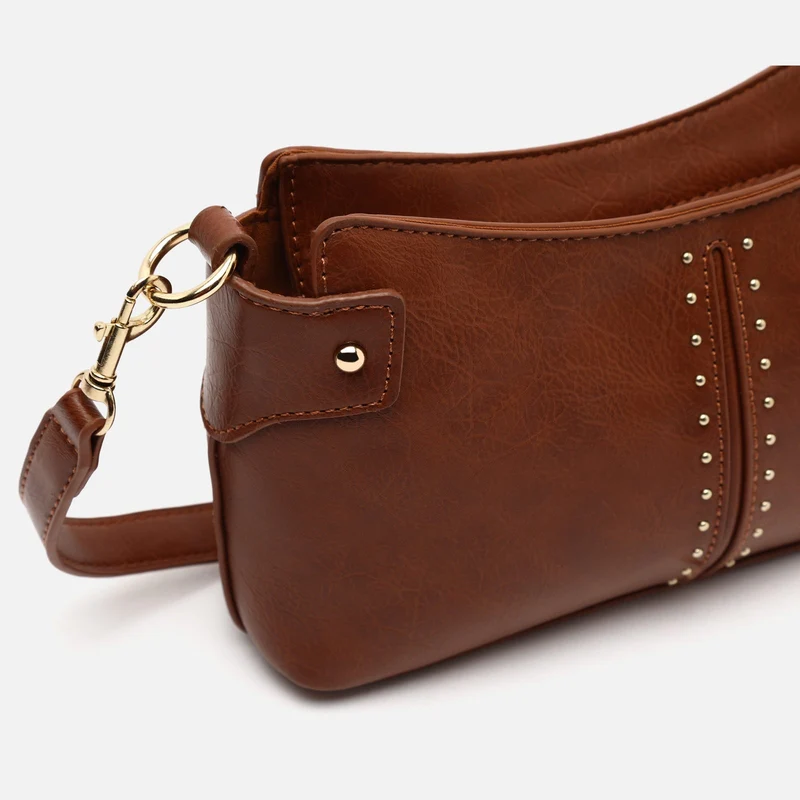 Jita bolso de hombro pequeño con detalles metálicos ED.