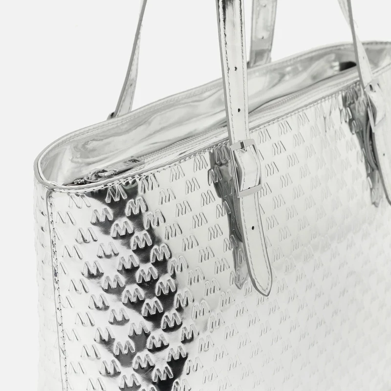 Misri bolso shopper grande con bolsillo para portátil (13") y estampado monogram ED.