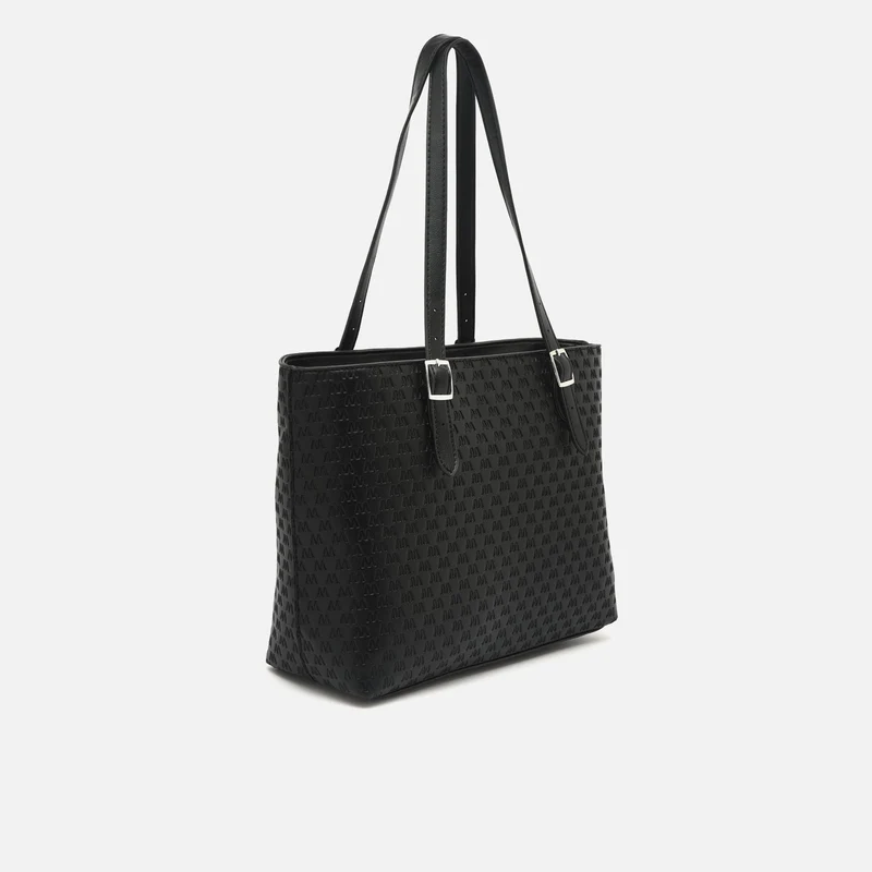 Misri bolso shopper grande con bolsillo para portátil (13") y estampado monogram ED.