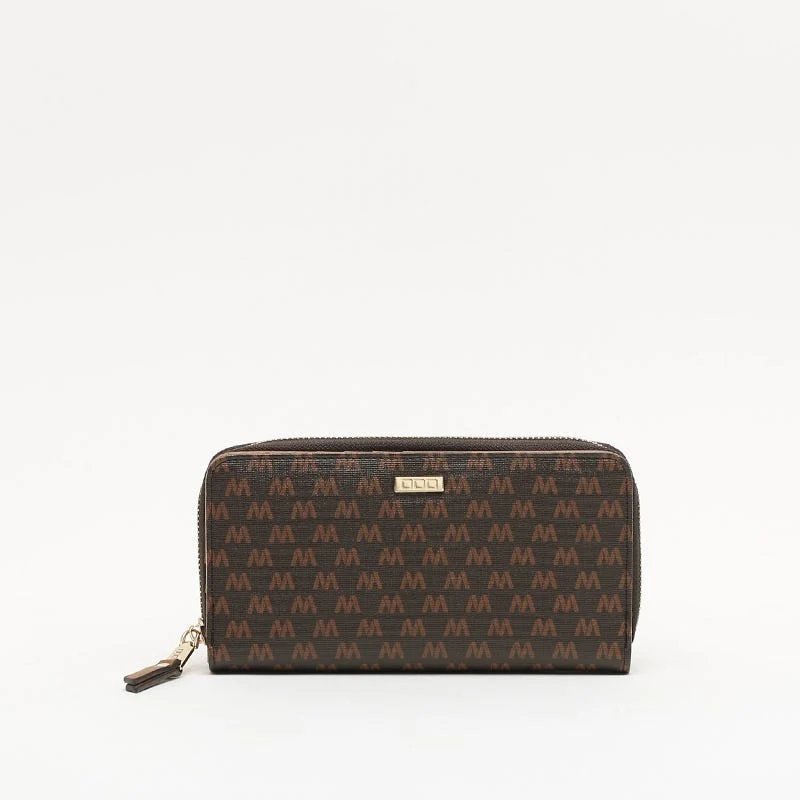 Monogram monedero grande con estampado monogram