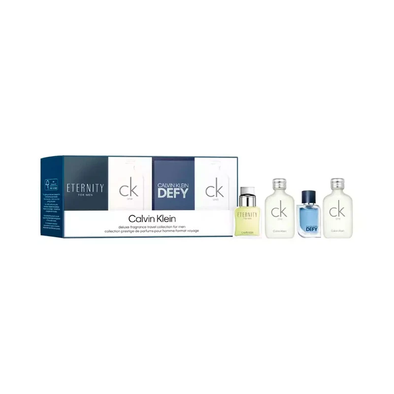 Calvin Klein Set EDT CK One 10 ML + Defy 5 ML + CK One 10 ML + Eternity 10 ML