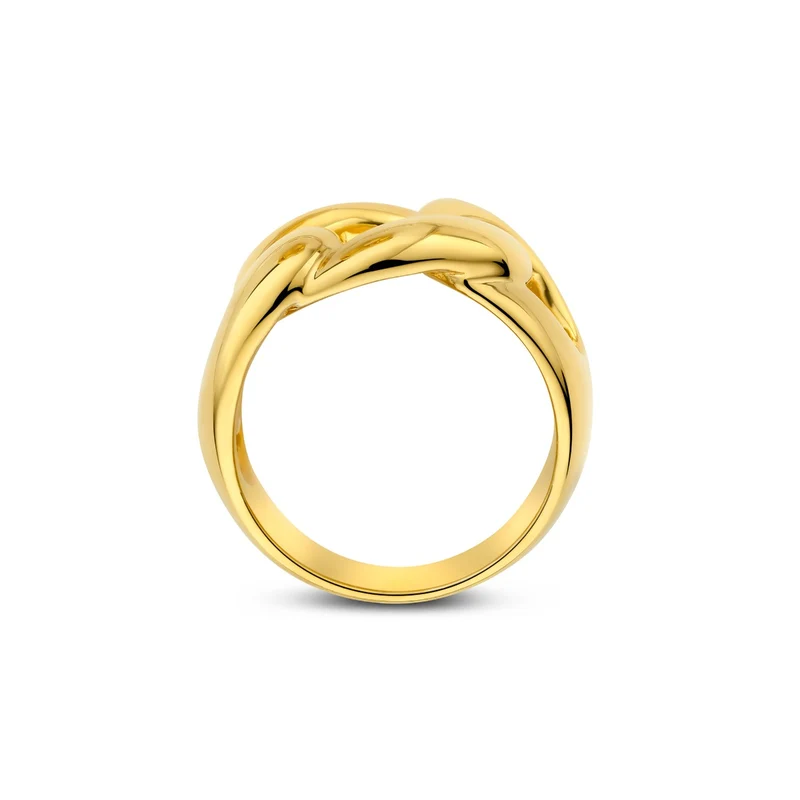 Parte Di Me Bibbiena Poppi Adriane 925 Sterling Zilveren Gold Plated Ring PDM33069-60