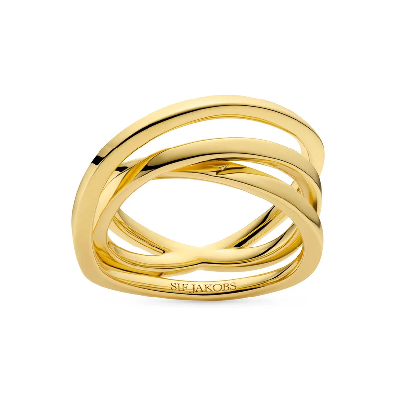 Sif Jakobs Vergulde Spirale Pianura Ring SJ-R2590-YG-56