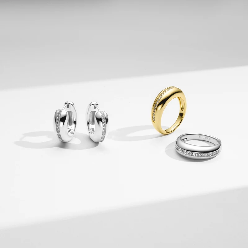 Sif Jakobs 925 Sterling Zilveren Palermo Ring SJ-R2588-CZ-52