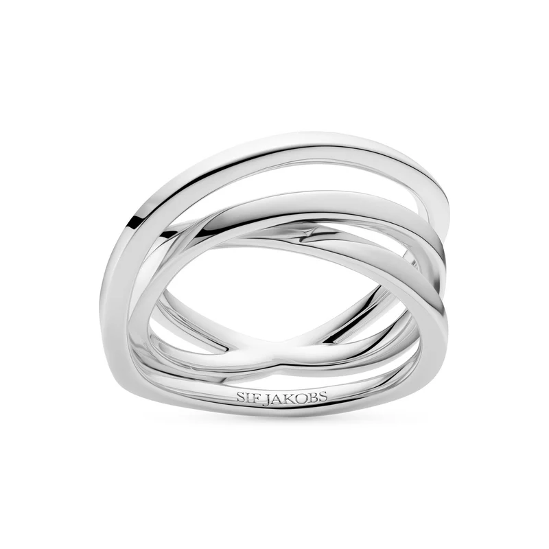 Sif Jakobs 925 Sterling Zilveren Spirale Pianura Ring SJ-R2590-56