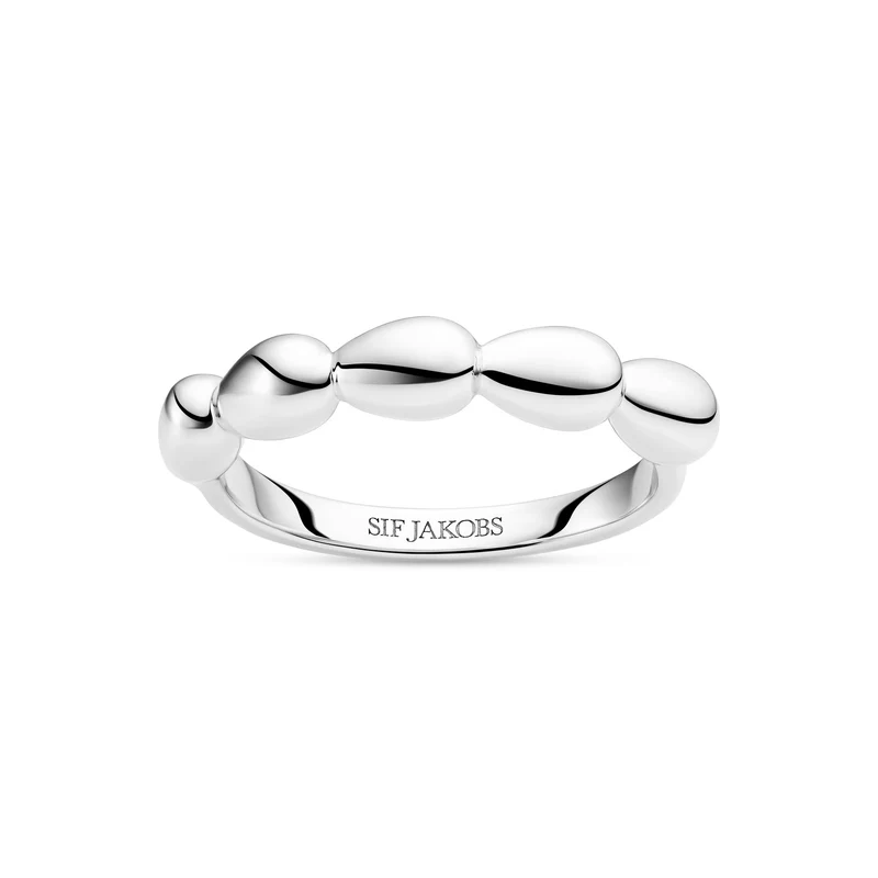 Sif Jakobs 925 Sterling Zilveren Goccia Piccolo Pianura Ring SJ-R2594-52