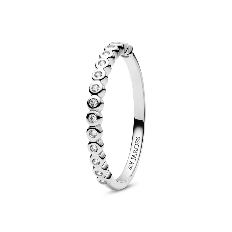 Sif Jakobs 925 Sterling Zilveren Sarzana Ring SJ-R2750-CZ-56