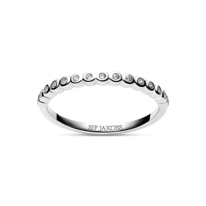Sif Jakobs 925 Sterling Zilveren Sarzana Ring SJ-R2750-CZ-56