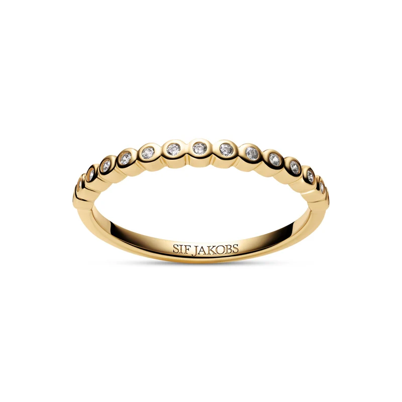Sif Jakobs Vergulde Sarzana Ring SJ-R2750-CZ-YG-50