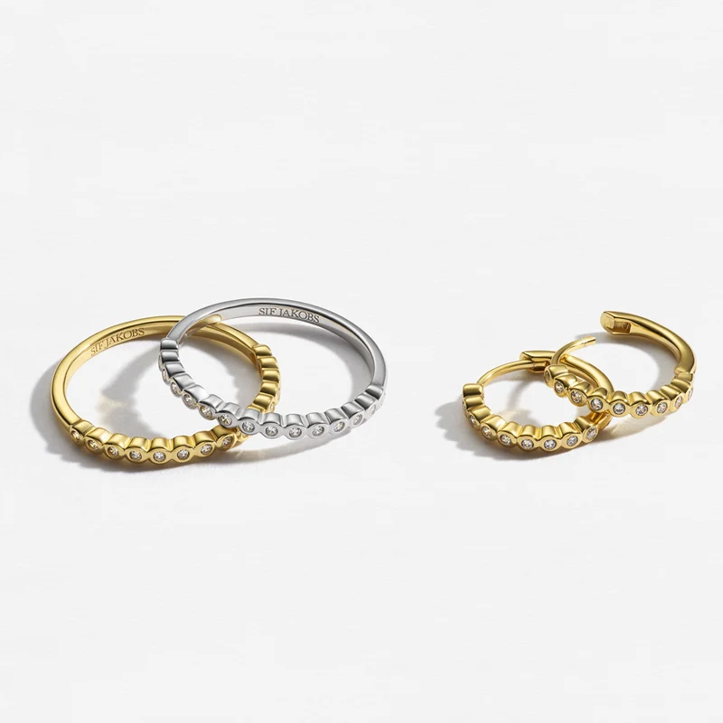 Sif Jakobs Vergulde Sarzana Ring SJ-R2750-CZ-YG-50