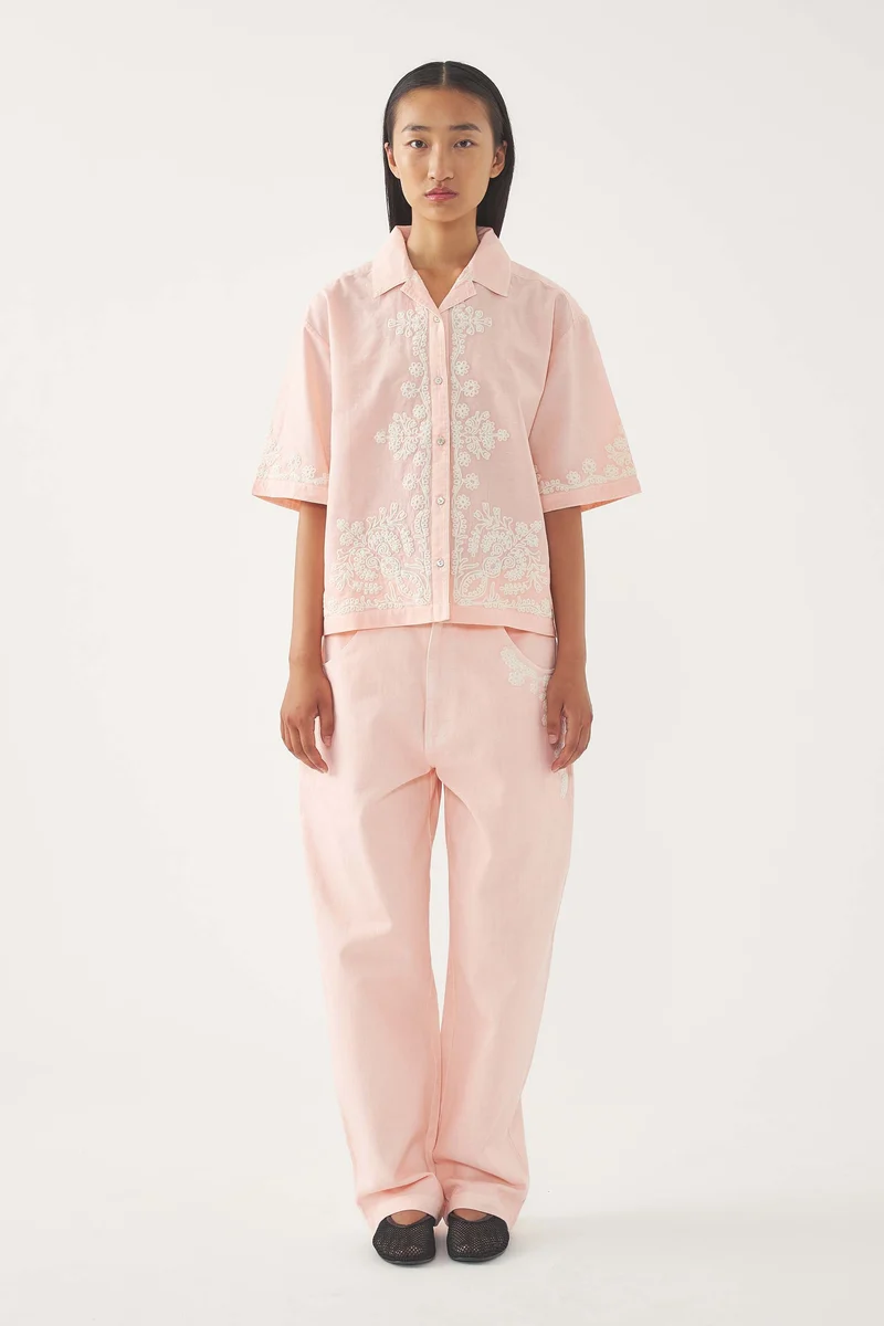 Chemise brodée Adonis