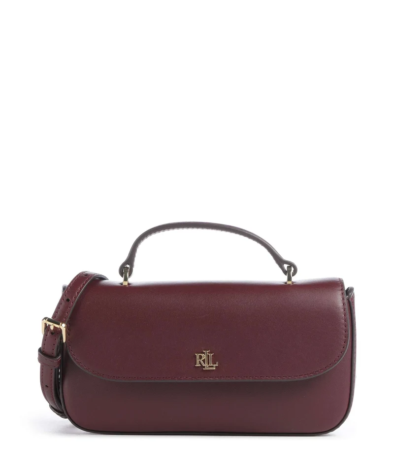 Lauren Ralph Lauren Marcy Large Bandolera dark garnet