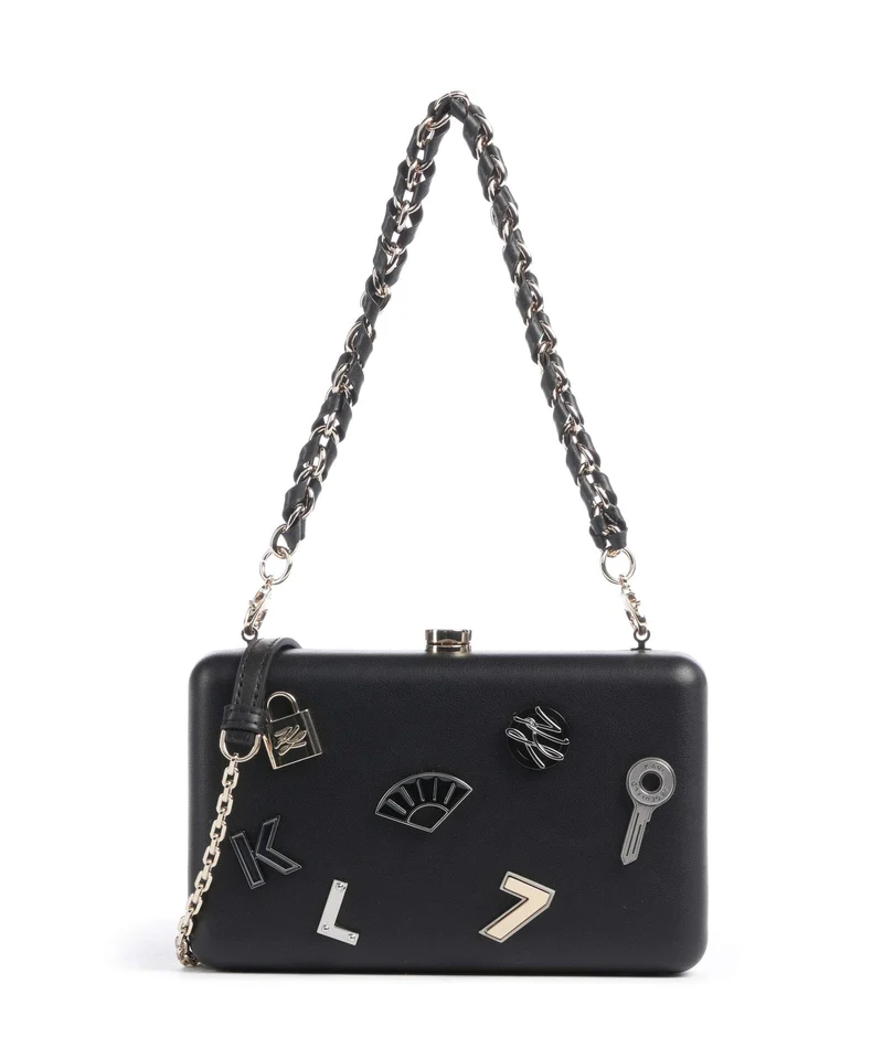Karl Lagerfeld K/Soiree Bolso de fiesta black nickel