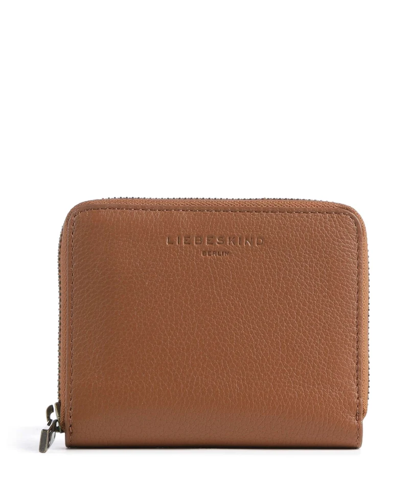 Liebeskind Conny Small Pebble M Monedero cognac