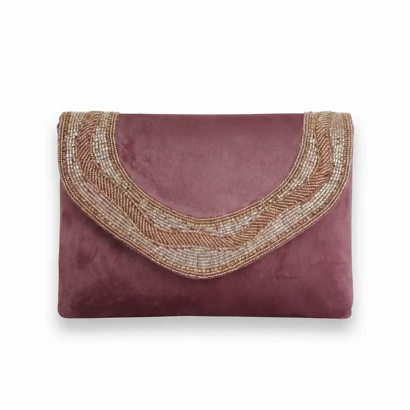 Bolso Sobre Delphine Rosa tinto