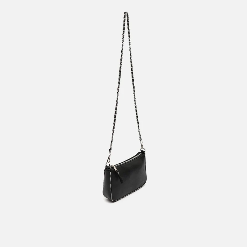 Sibila bolso de hombro pequeño con asa bandolera y detalles metálicos