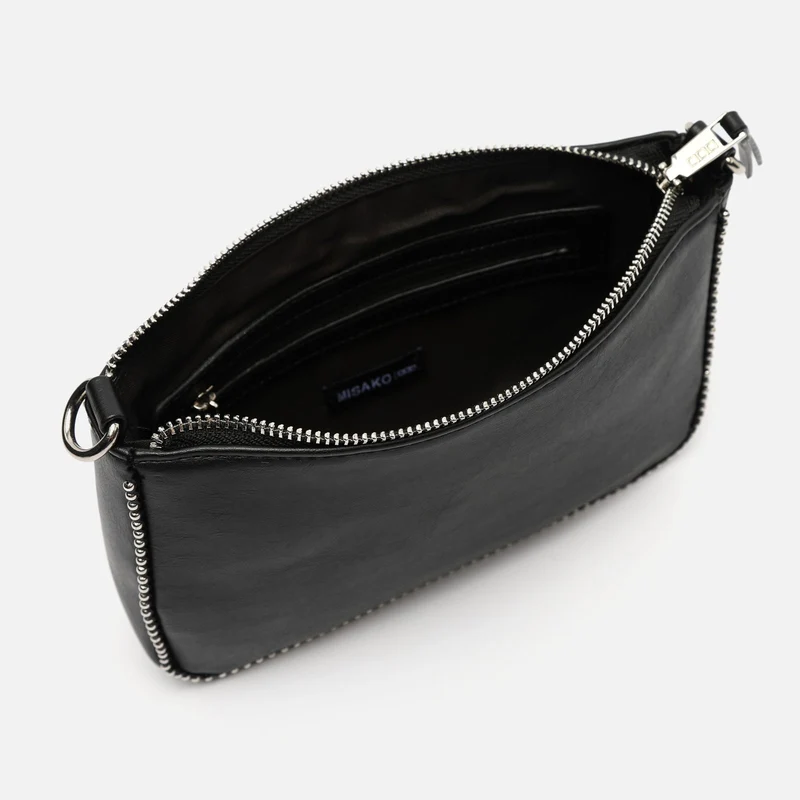 Sibila bolso de hombro pequeño con asa bandolera y detalles metálicos