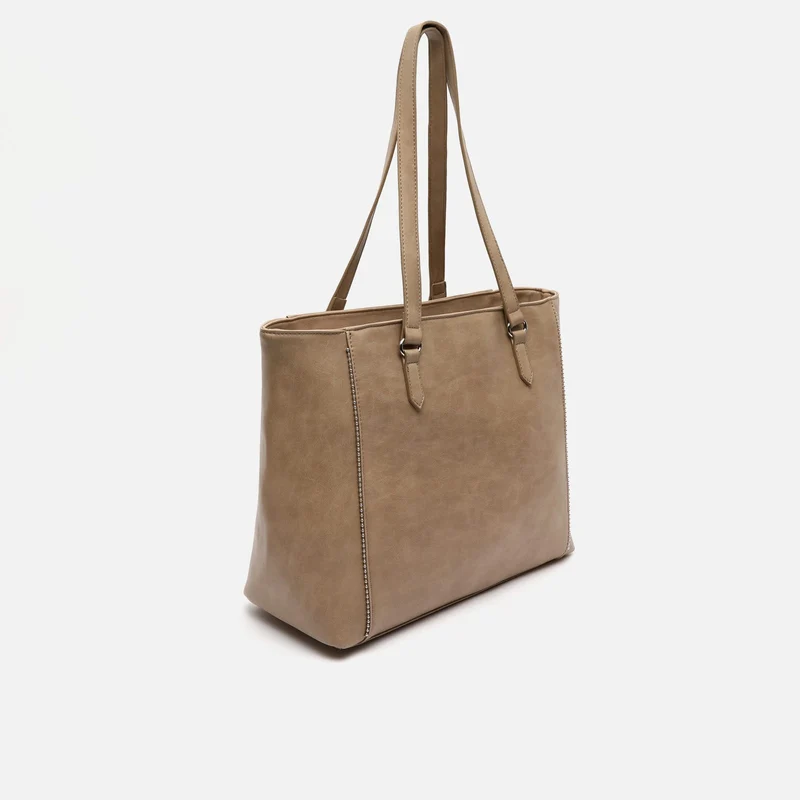 Sibila bolso shopper grande con detalles metálicos ED.