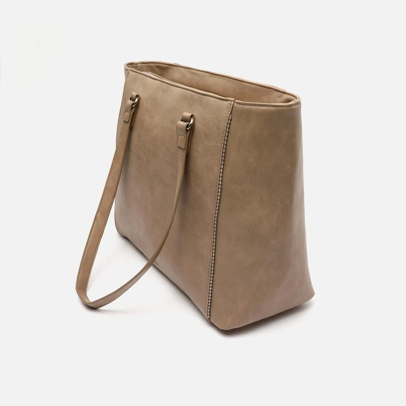 Sibila bolso shopper grande con detalles metálicos ED.