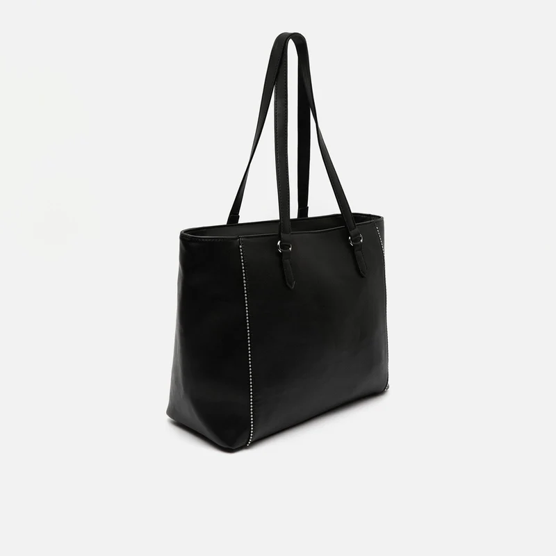 Sibila bolso shopper grande con detalles metálicos ED.