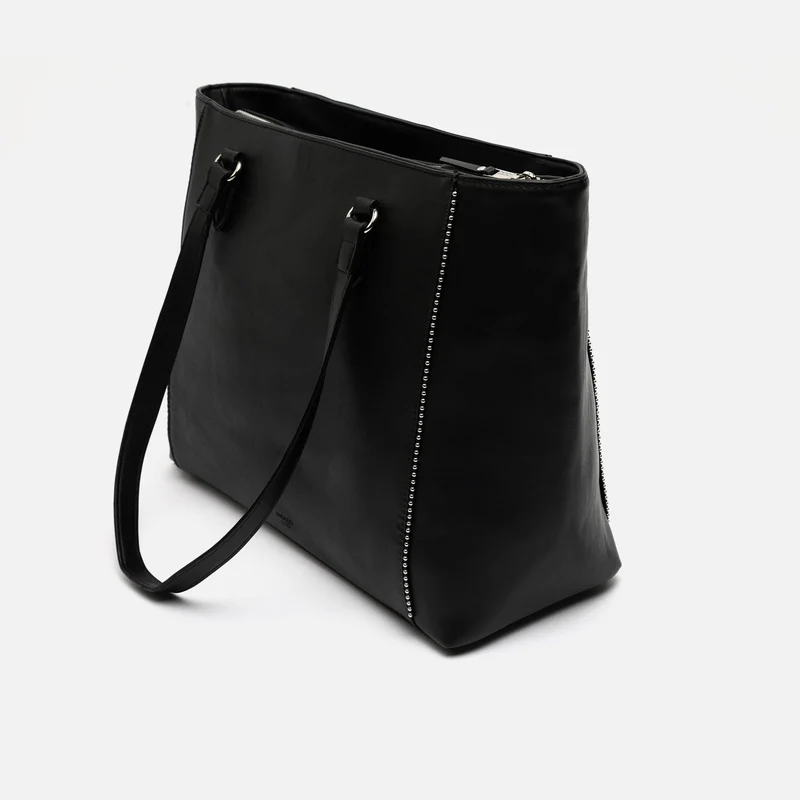 Sibila bolso shopper grande con detalles metálicos ED.