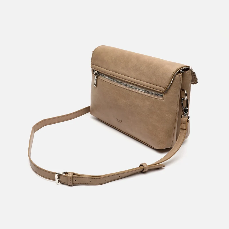 Sibilas bolso bandolera con solapa y detalles metálicos ED.