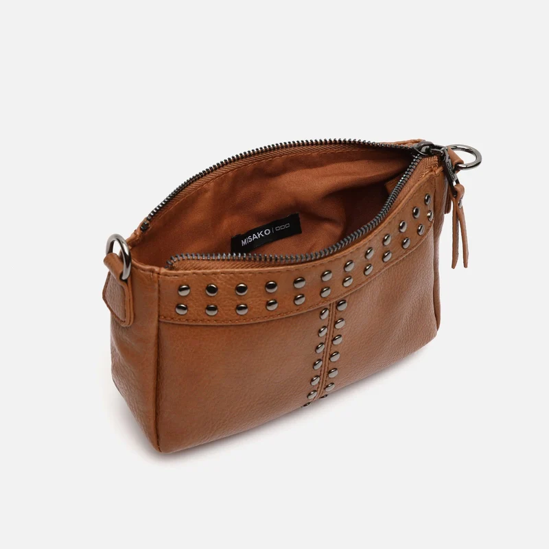 Kalani bolso bandolera pequeño con detalles metálicos ED.