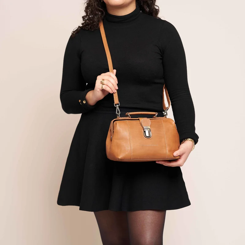 The Chesterfield Brand Rachael Cognac Leather Handbag C48.112731