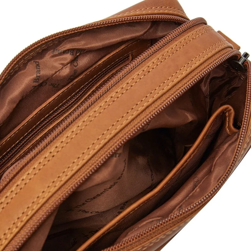 The Chesterfield Brand Tustin Cognac Leather Crossbody bag C48.122231