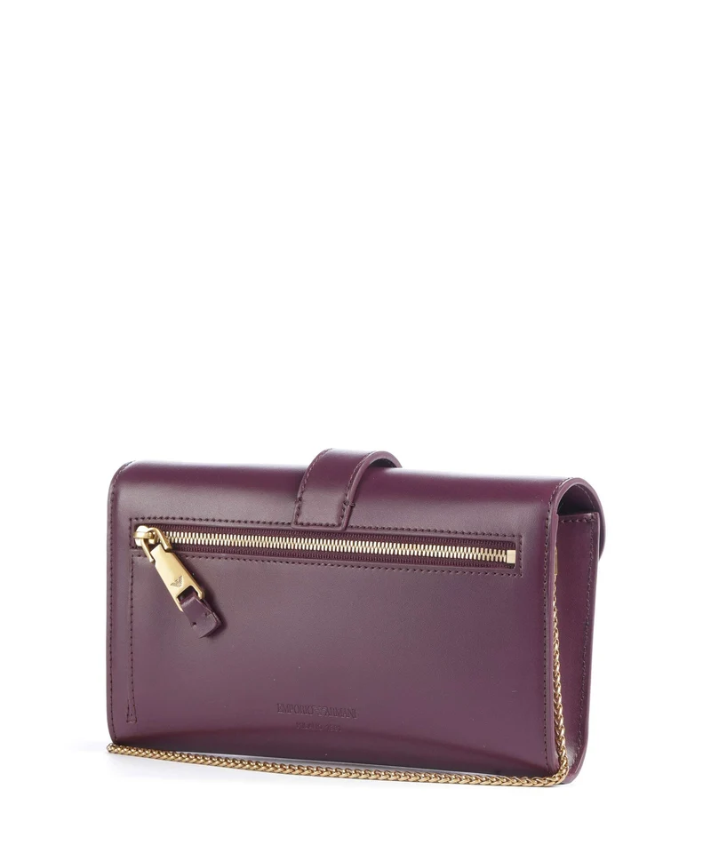Emporio Armani Costanza Bandolera aubergine