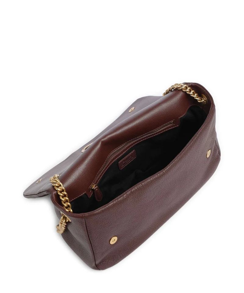 Pinko Click Soft Horizontal Chain Bolso de hombro castano intenso/antique gold
