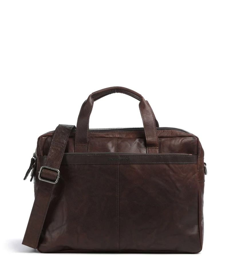 Spikes & Sparrow Bronco Colorado Maletín dark brown