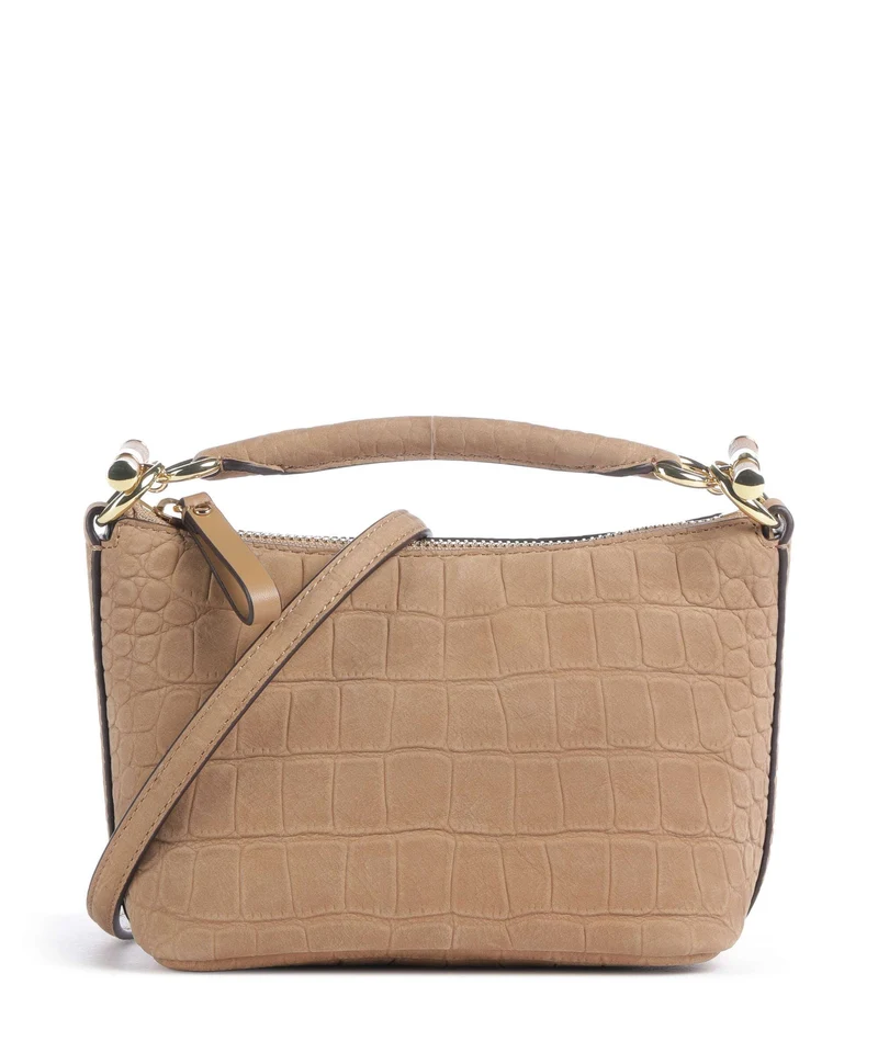 Lauren Ralph Lauren Blaike Mini Bandolera camel