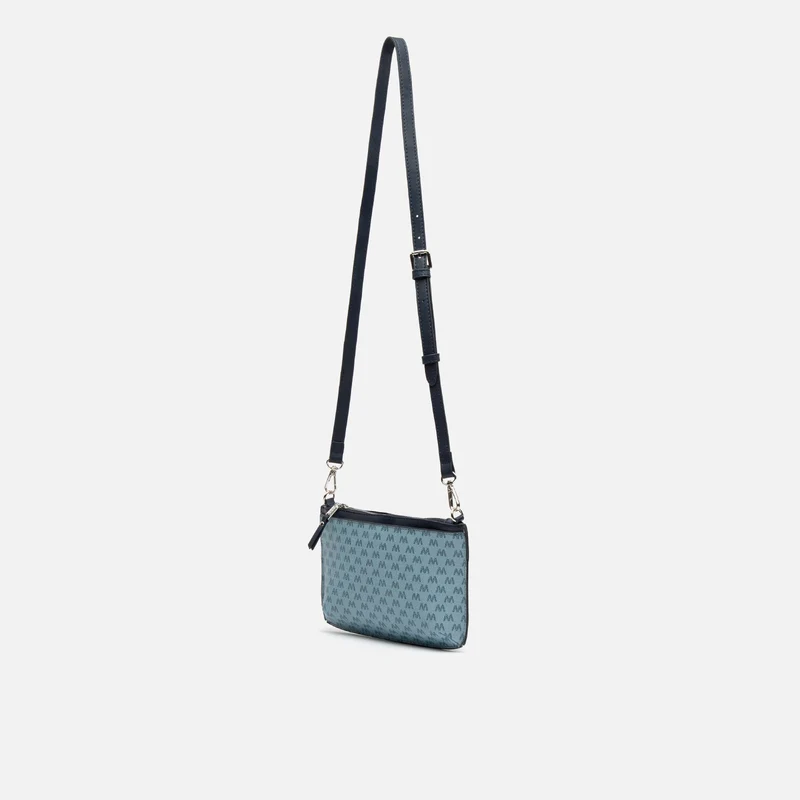 Monogri bolso bandolera pequeño con asa de mano y estampado monogram ED.