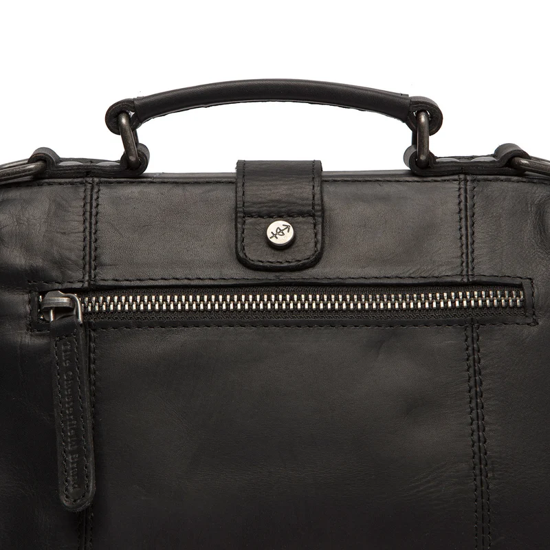 The Chesterfield Brand Rachael Black Leather Handbag C48.112700