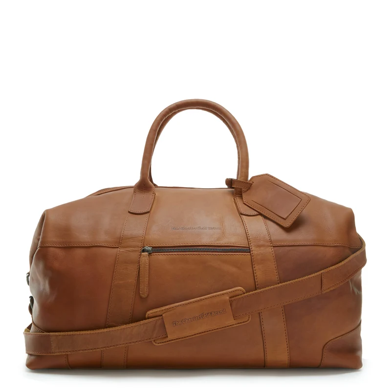 The Chesterfield Brand Portsmouth Cognac Leather Travel bag C20.001731