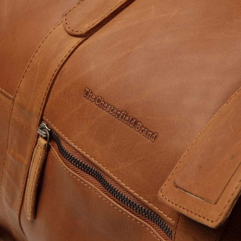 The Chesterfield Brand Portsmouth Cognac Leather Travel bag C20.001731