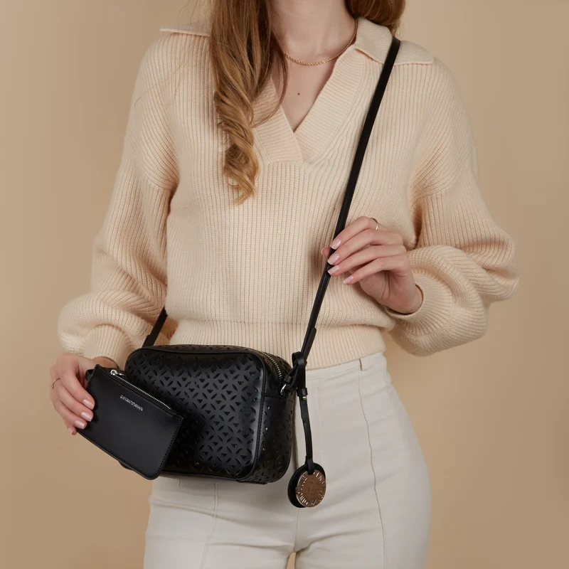 Emporio Armani Zwarte Crossbody Tas Y3B092-YVX3E-80535