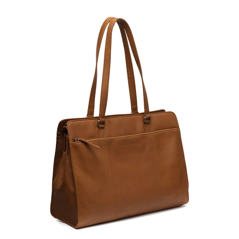 The Chesterfield Brand Fidenza Cognac Leather Laptop Bag C38.020631