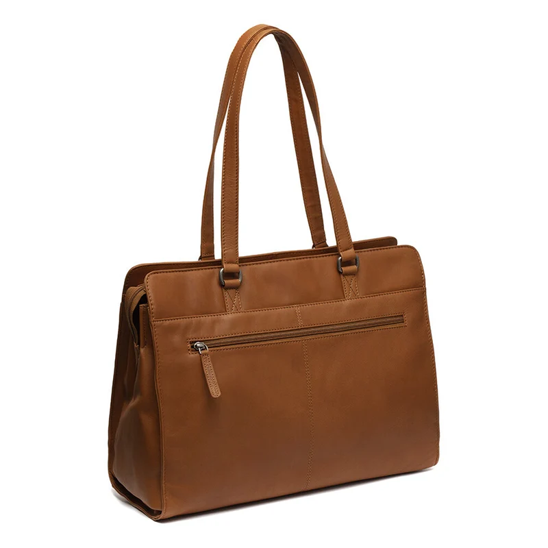 The Chesterfield Brand Fidenza Cognac Leather Laptop Bag C38.020631