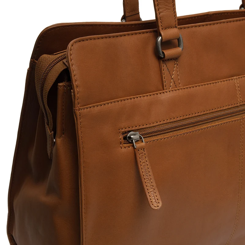 The Chesterfield Brand Fidenza Cognac Leather Laptop Bag C38.020631