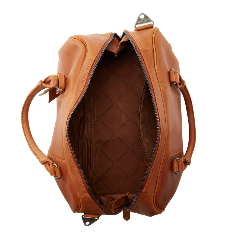 The Chesterfield Brand Liam Cognac Leather Travel bag C20.001331