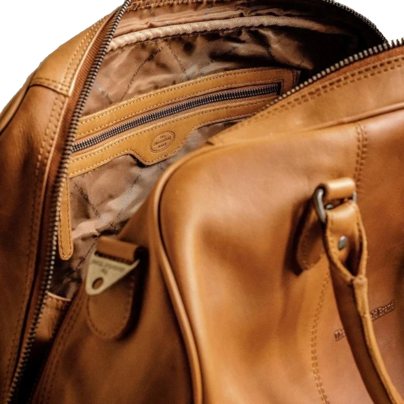 The Chesterfield Brand Liam Cognac Leather Travel bag C20.001331